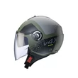 CABERG Riviera V4 X Alpha, military zöld/fekete/szürke, Nyitott motoros bukósisak