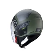 CABERG Riviera V4 X Alpha, military zöld/fekete/szürke, Nyitott motoros bukósisak