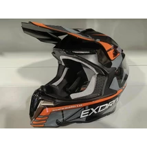 Supermoto Exdrive Felnőtt Cross Bukósisak Narancssárga