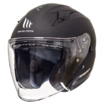 MT Helmets Avenue SV Solid Matt Fekete Nyitott Motoros Bukósisak