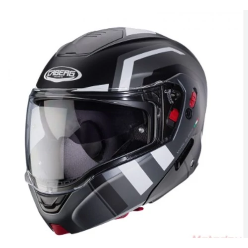 Caberg Horus X Matt Fehér/Szürke/Fekete Felnyitható Motoros Bukósisak