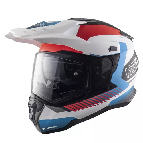 NOS-Helmets NS-9 Full Face Mirage White Matt Zárt Motoros Bukósisak