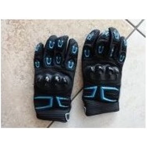 Plus Racing Cross Pro Fekete/Kék Motoros Kesztyű (OUTLET)