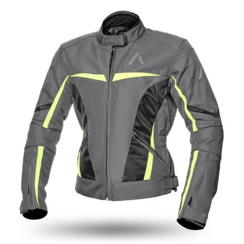 Adrenaline Love Ride Szürke/Neon Női Motoros Textil kabát (OUTLET)