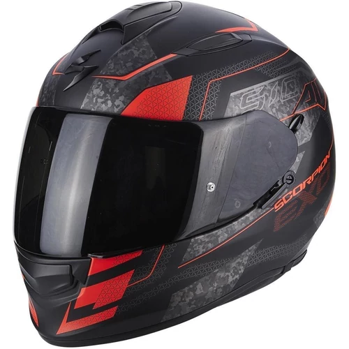 Scorpion EXO 510 Galva Piros/Fekete Zárt Motors Bukósisak (OUTLET)
