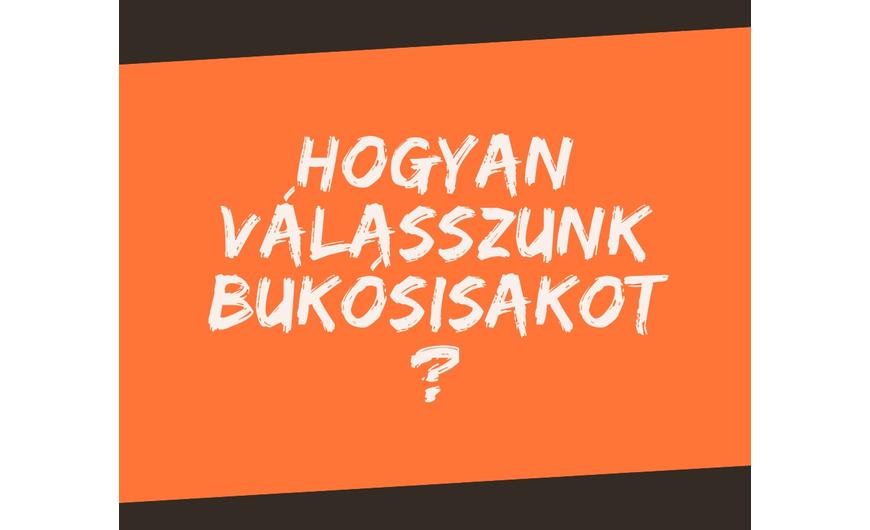 Hogyan válasszunk bukósisakot?